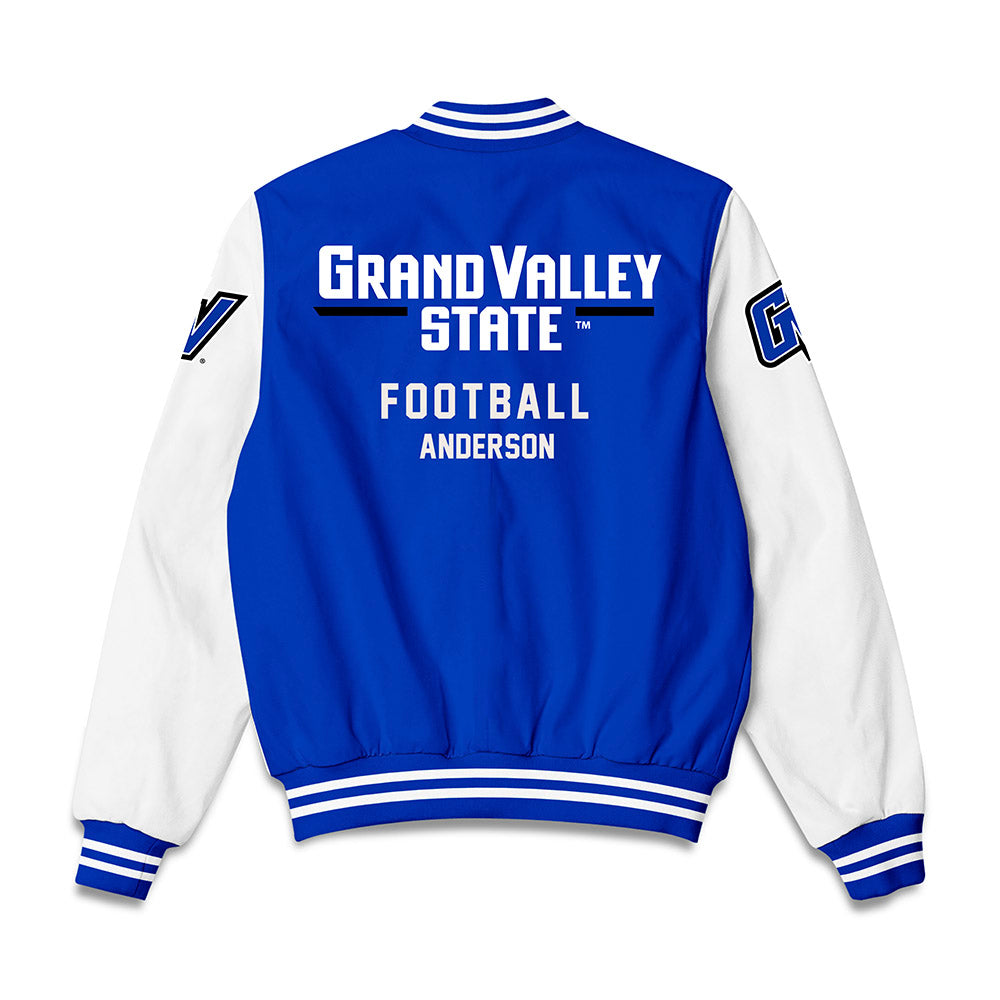 Grand Valley - NCAA Football : Josh Anderson - Bomber Jacket-1
