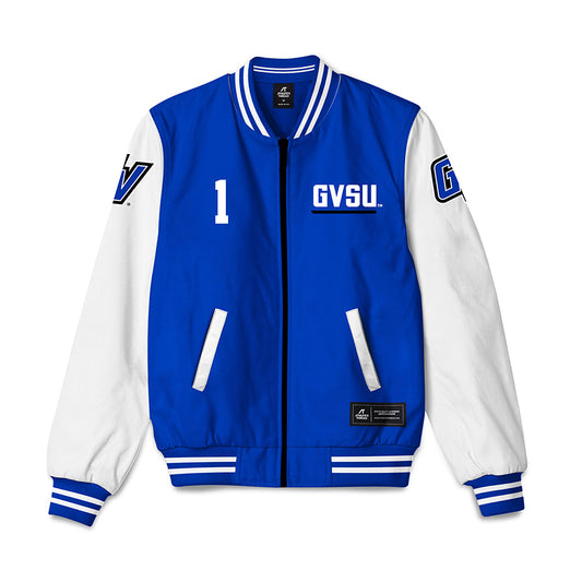 Grand Valley - NCAA Football : lynn wyche - Bomber Jacket-0