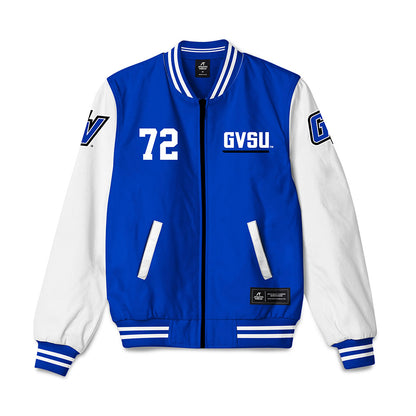 Grand Valley - NCAA Football : Evan Valentine - Bomber Jacket