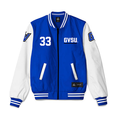 Grand Valley - NCAA Football : David Holloman - Bomber Jacket