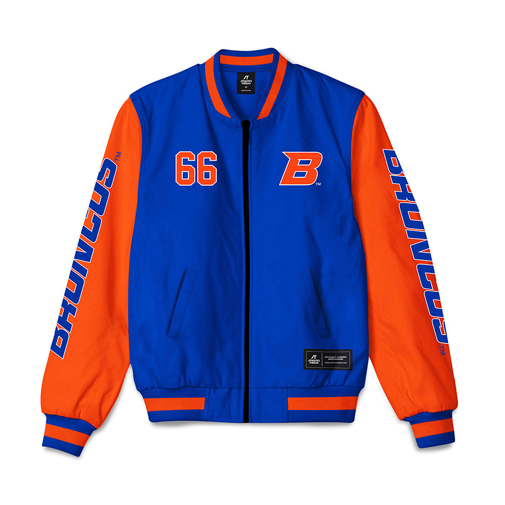 Boise State - NCAA Football : Benjamin Dooley - Bomber Jacket