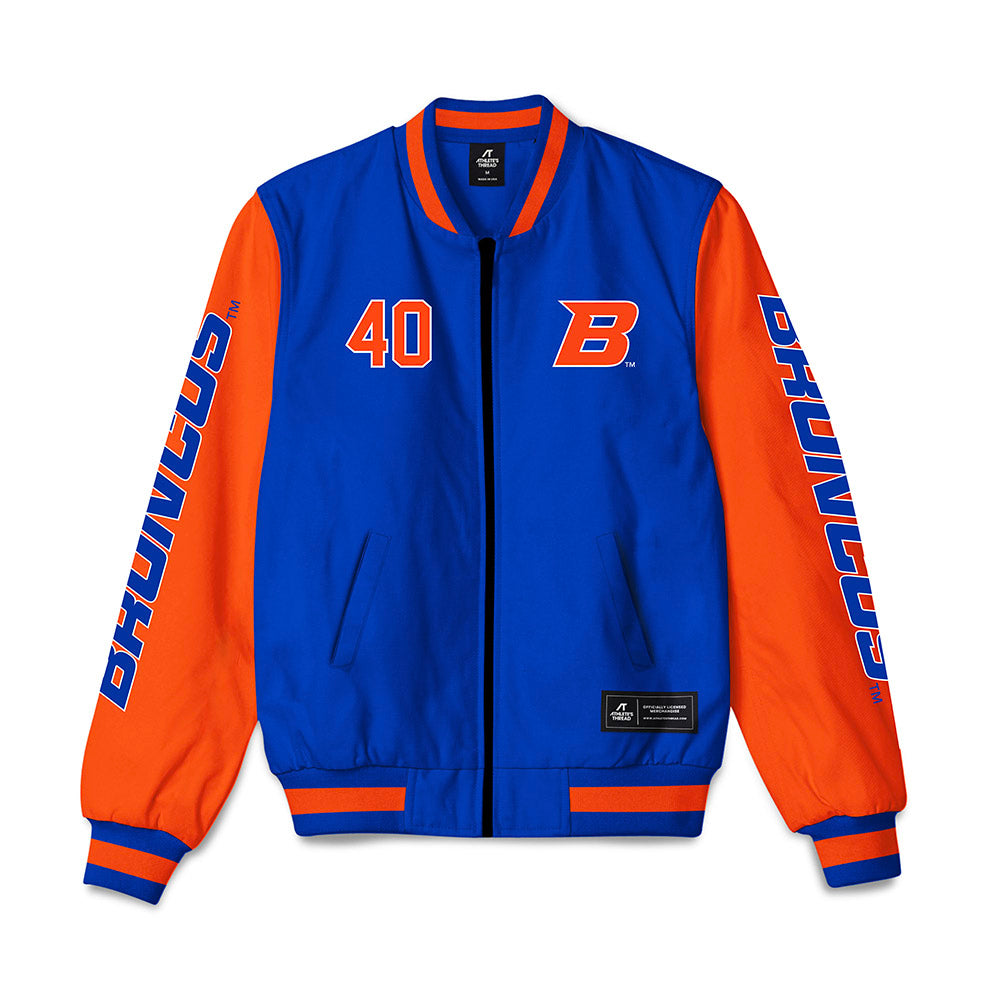 Boise State - NCAA Football : De'Shawn Toilolo - Bomber Jacket-0