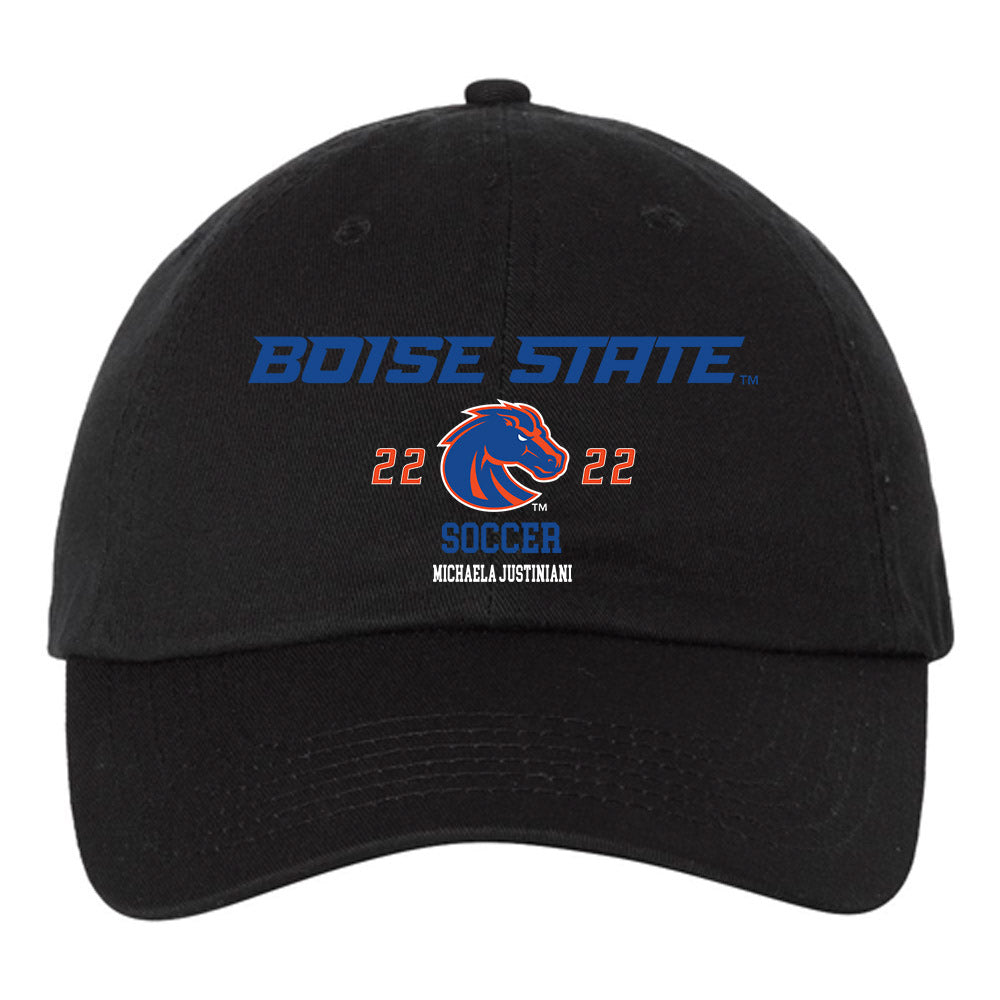 Boise State - NCAA Women's Soccer : Michaela Justiniani -  Dad Hat