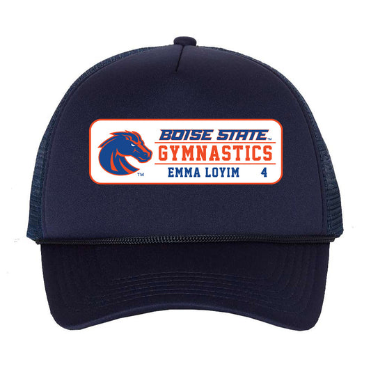 Boise State - NCAA Women's Gymnastics : Emma Loyim -  Trucker Hat