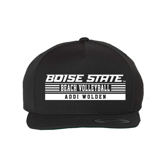 Boise State - NCAA Beach Volleyball : Addi Wolden - Snapback Hat-0