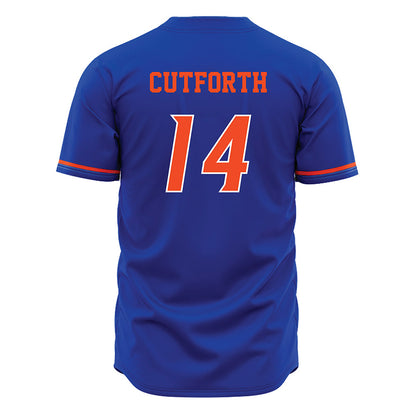 Boise State - NCAA Football : Max Cutforth - Blue Jersey