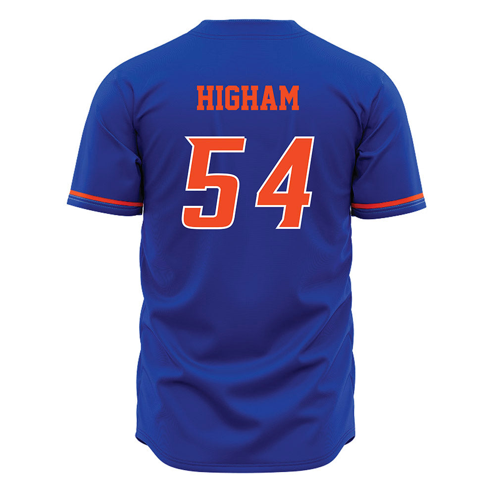 Boise State - NCAA Football : Hunter Higham - Blue Jersey-1