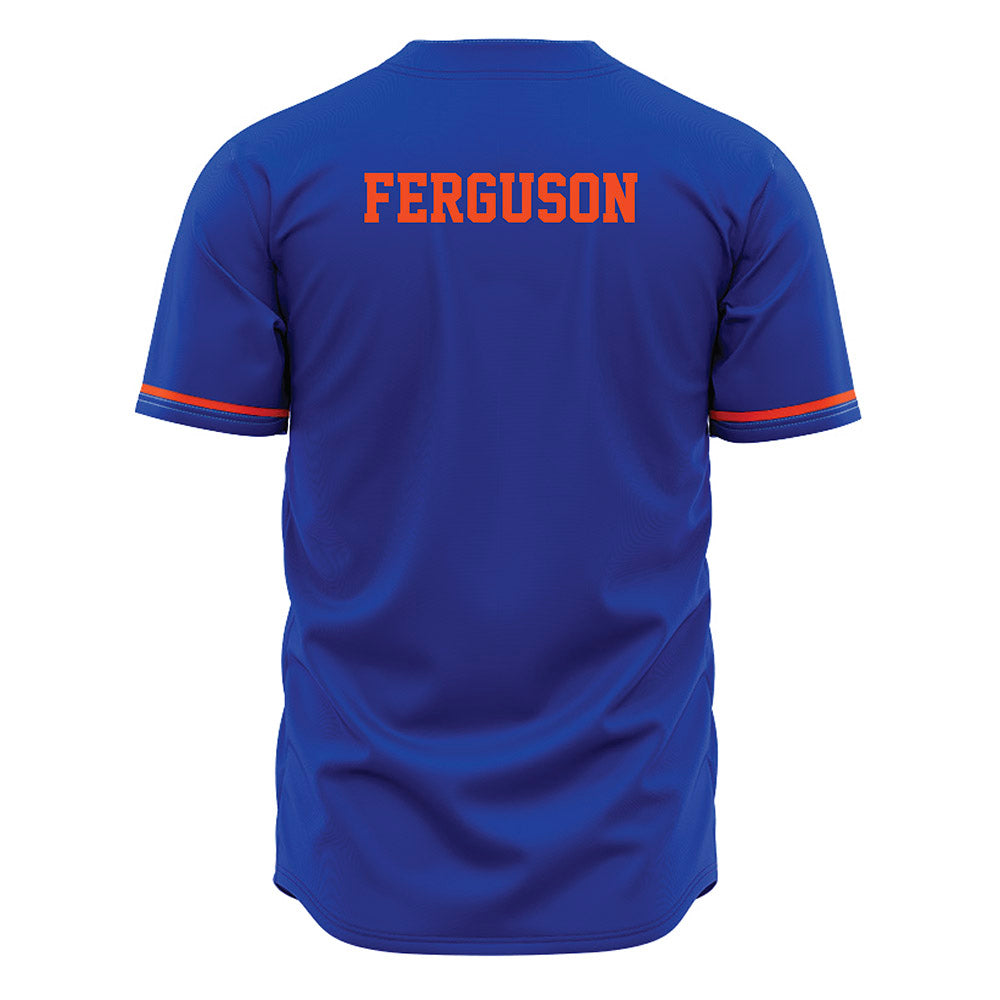 Boise State - NCAA Women's Gymnastics : Anna Ferguson - Blue Jersey-1