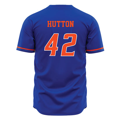 Boise State - NCAA Football : Mason Hutton - Blue Jersey