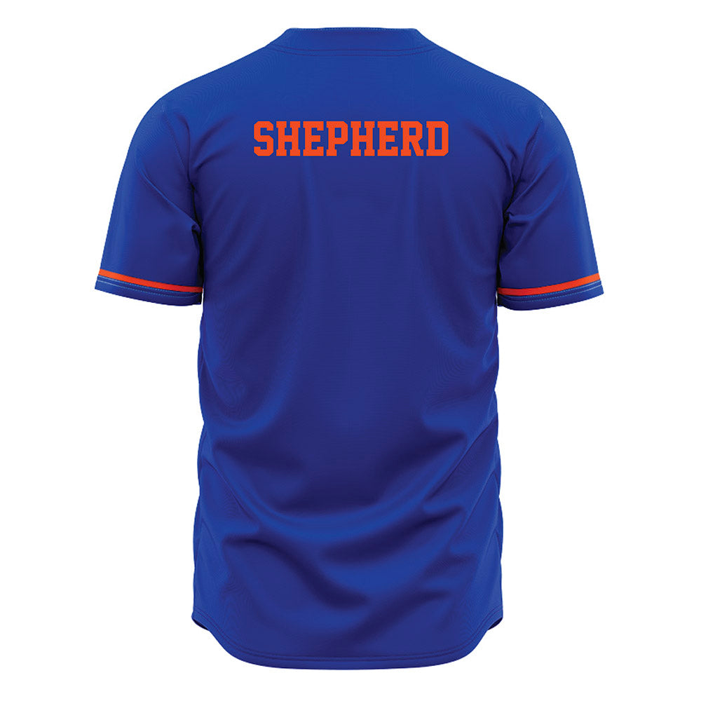 Boise State - NCAA Men's Golf : Ryan Shepherd - Blue Jersey-1