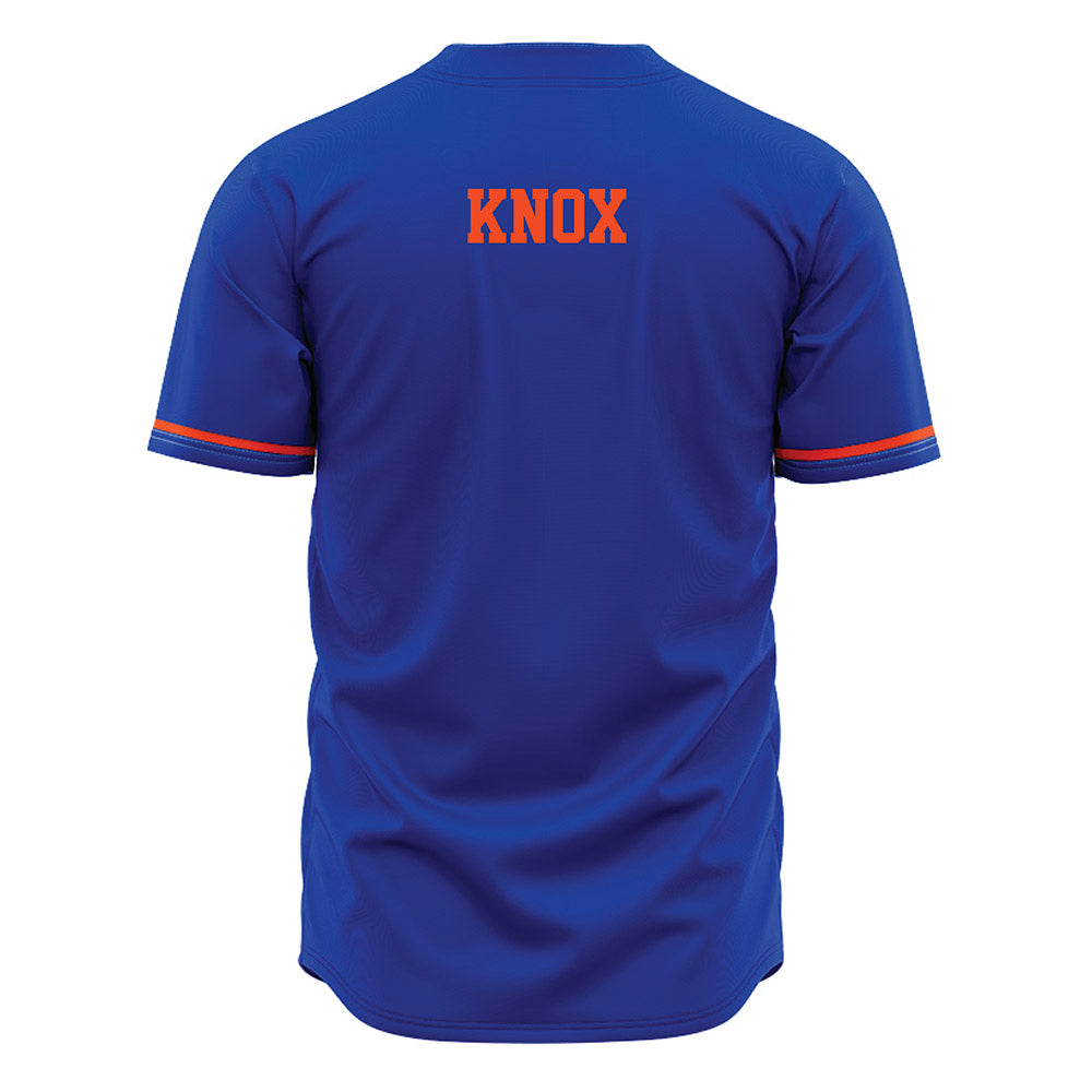 Boise State - NCAA Men's Golf : Reese Knox - Blue Jersey-1