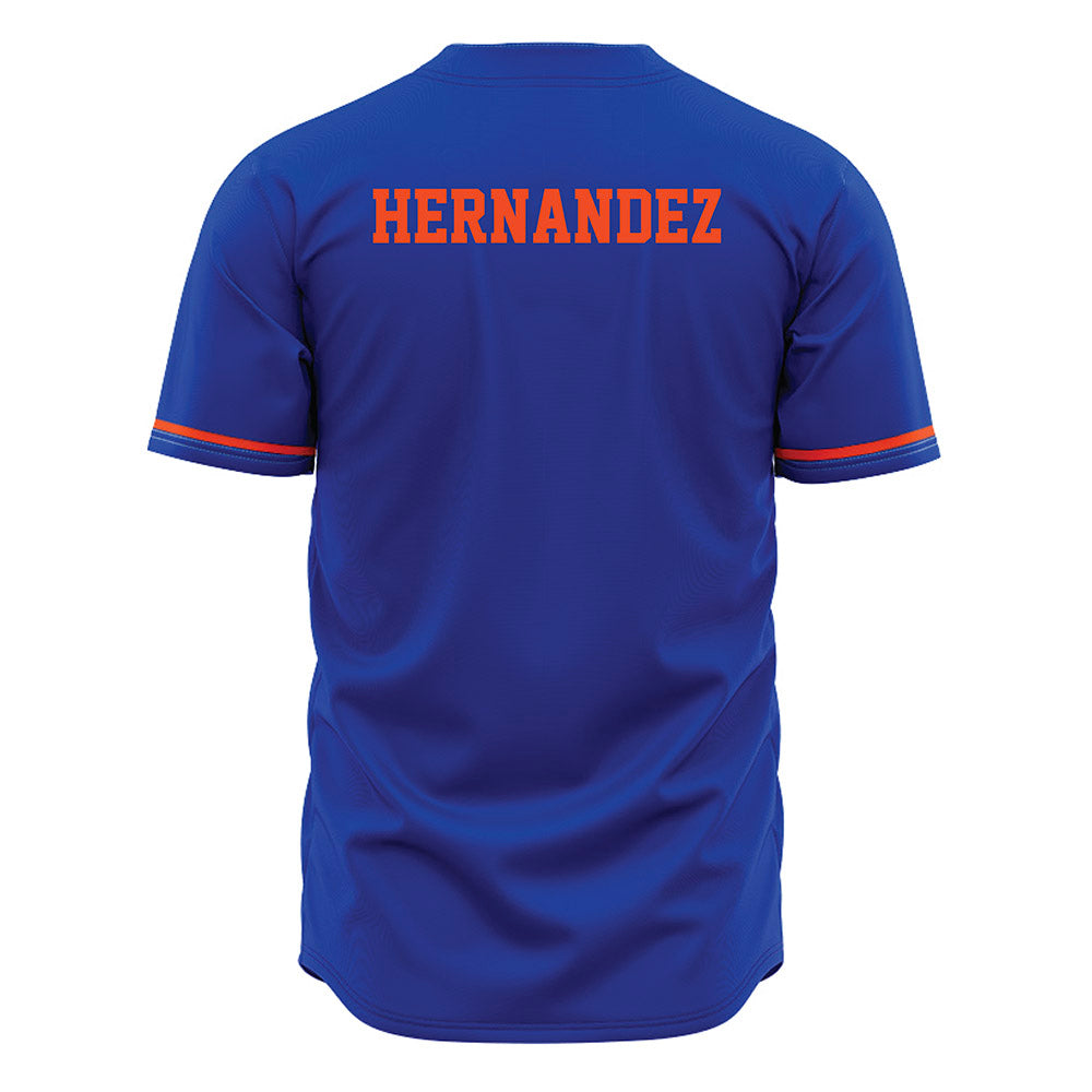 Boise State - NCAA Softball : Ashley Hernandez - Blue Jersey-1