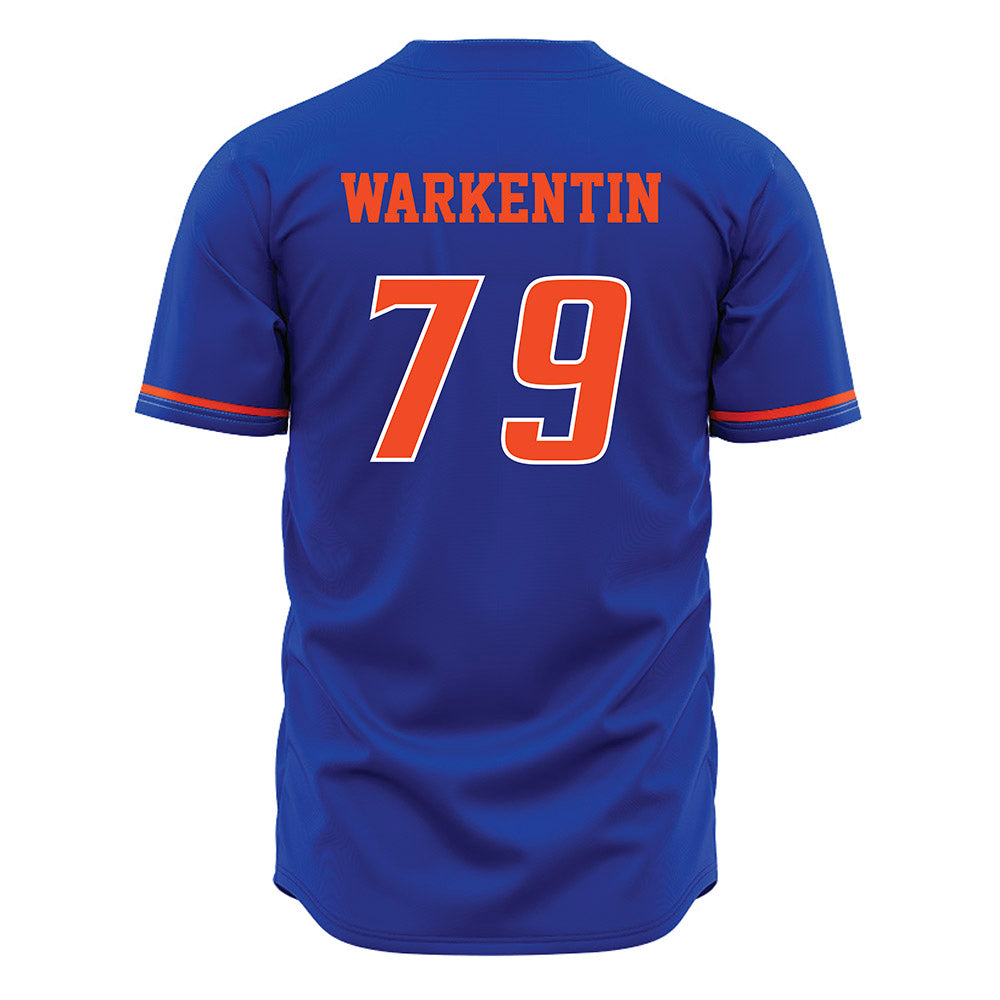 Boise State - NCAA Football : Connor Warkentin - Blue Jersey