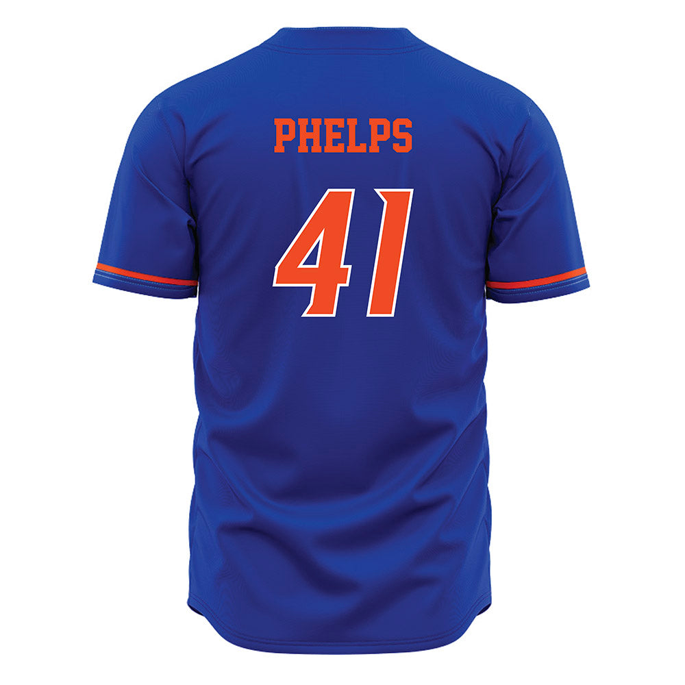 Boise State - NCAA Football : Boen Phelps - Blue Jersey