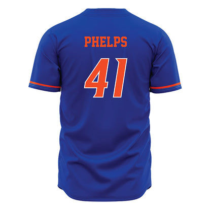Boise State - NCAA Football : Boen Phelps - Blue Jersey