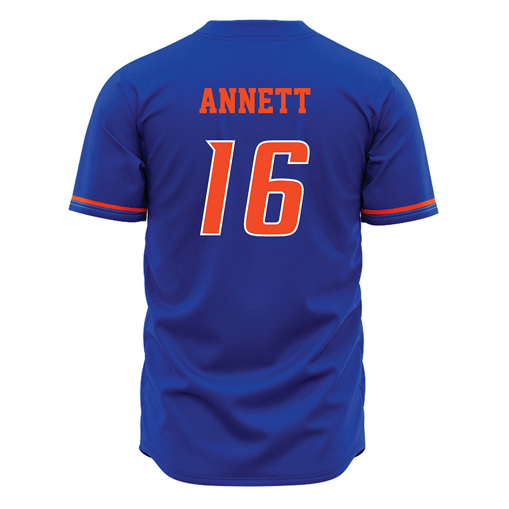 Boise State - NCAA Football : Kaleb Annett - Blue Jersey