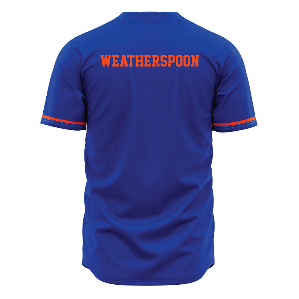 Boise State - NCAA Men's Track & Field : Raekwon Weatherspoon - Blue Jersey-1