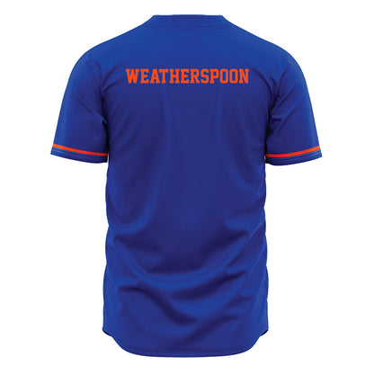 Boise State - NCAA Men's Track & Field : Raekwon Weatherspoon - Blue Jersey-1