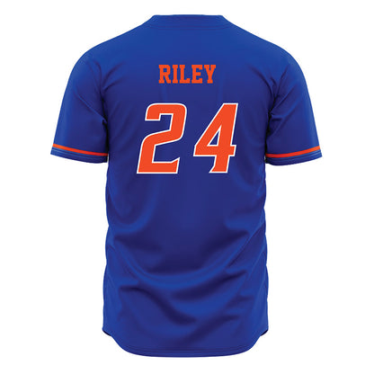 Boise State - NCAA Softball : Rustie Riley - Blue Jersey-1