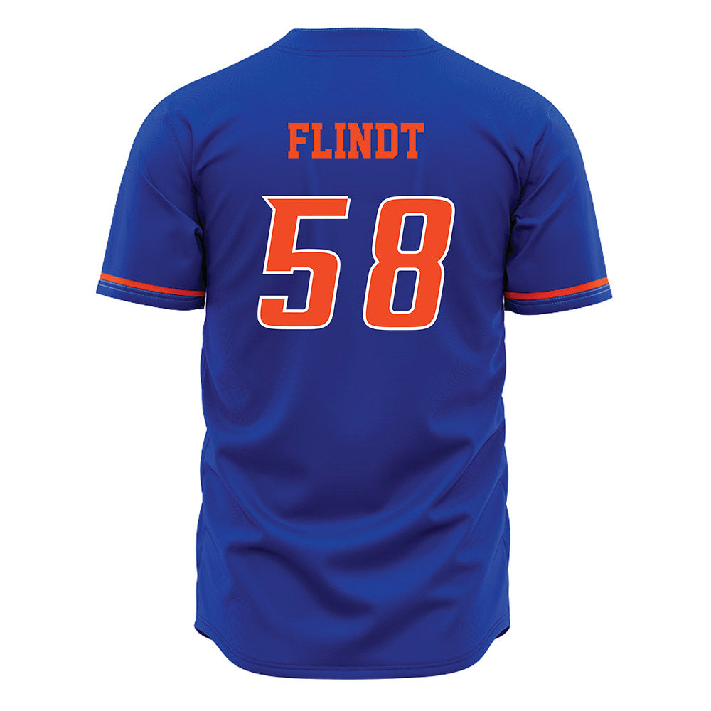 Boise State - NCAA Softball : Mya Flindt - Blue Jersey-1