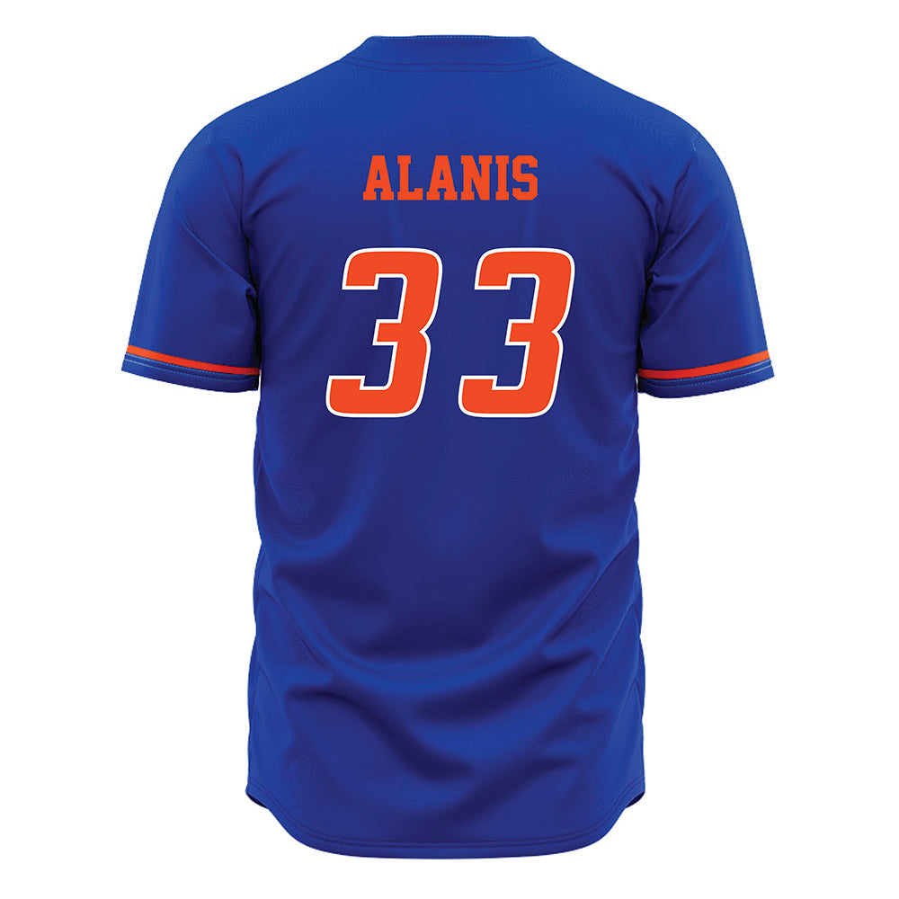 Boise State - NCAA Football : Josiah Alanis - Blue Jersey-1