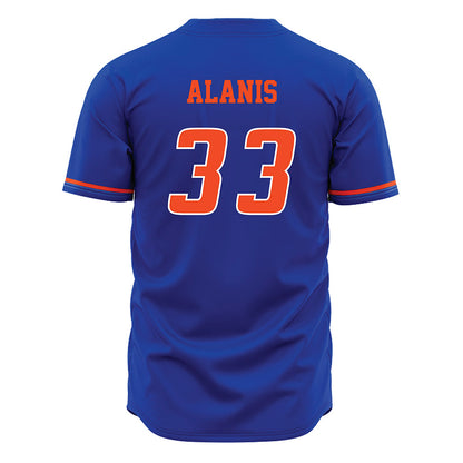 Boise State - NCAA Football : Josiah Alanis - Blue Jersey-1