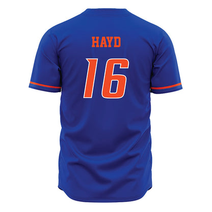 Boise State - NCAA Beach Volleyball : Nora Hayd - Blue Jersey-1
