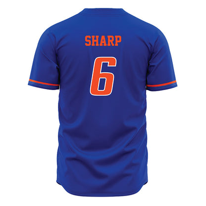 Boise State - NCAA Women's Basketball : Milly Sharp - Blue Jersey