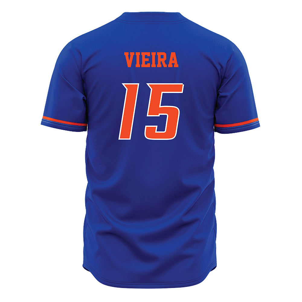 Boise State - NCAA Softball : Kaylee Vieira - Blue Jersey-1