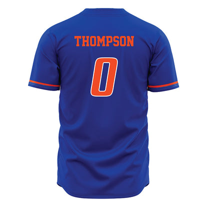 Boise State - NCAA Women's Basketball : Tatum Thompson - Blue Jersey-1