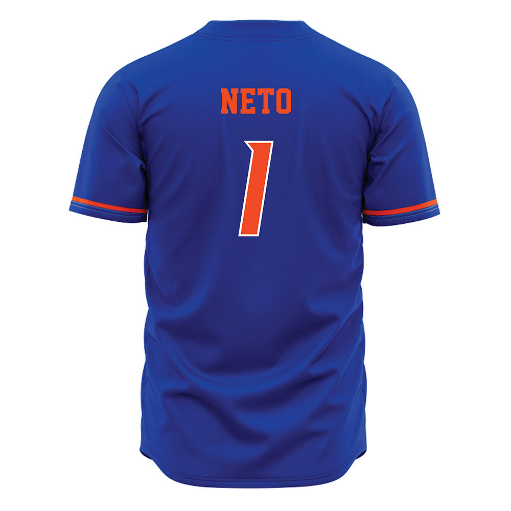 Boise State - NCAA Men's Basketball : Aginaldo Neto - Blue Jersey-1