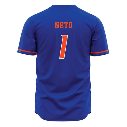 Boise State - NCAA Men's Basketball : Aginaldo Neto - Blue Jersey-1