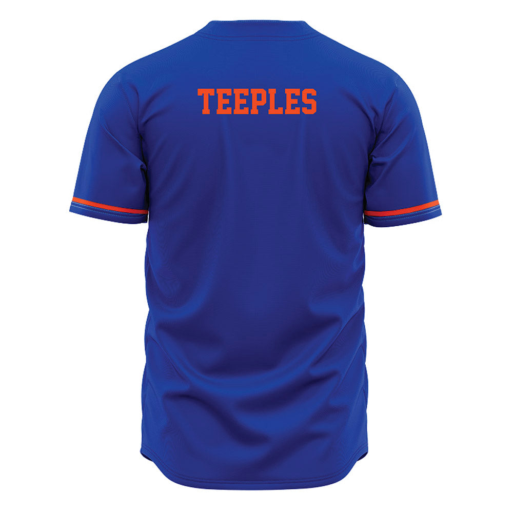 Boise State - NCAA Women's Track & Field : Ezra Teeples - Blue Jersey-1