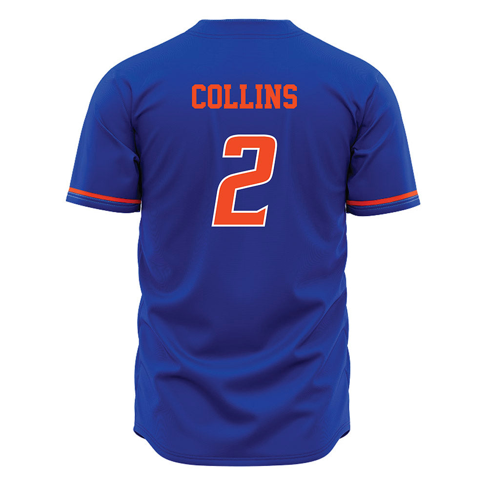 Boise State - NCAA Women's Soccer : Natalie Collins - Blue Jersey-1