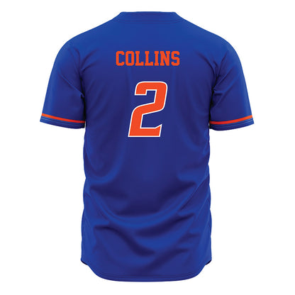 Boise State - NCAA Women's Soccer : Natalie Collins - Blue Jersey-1