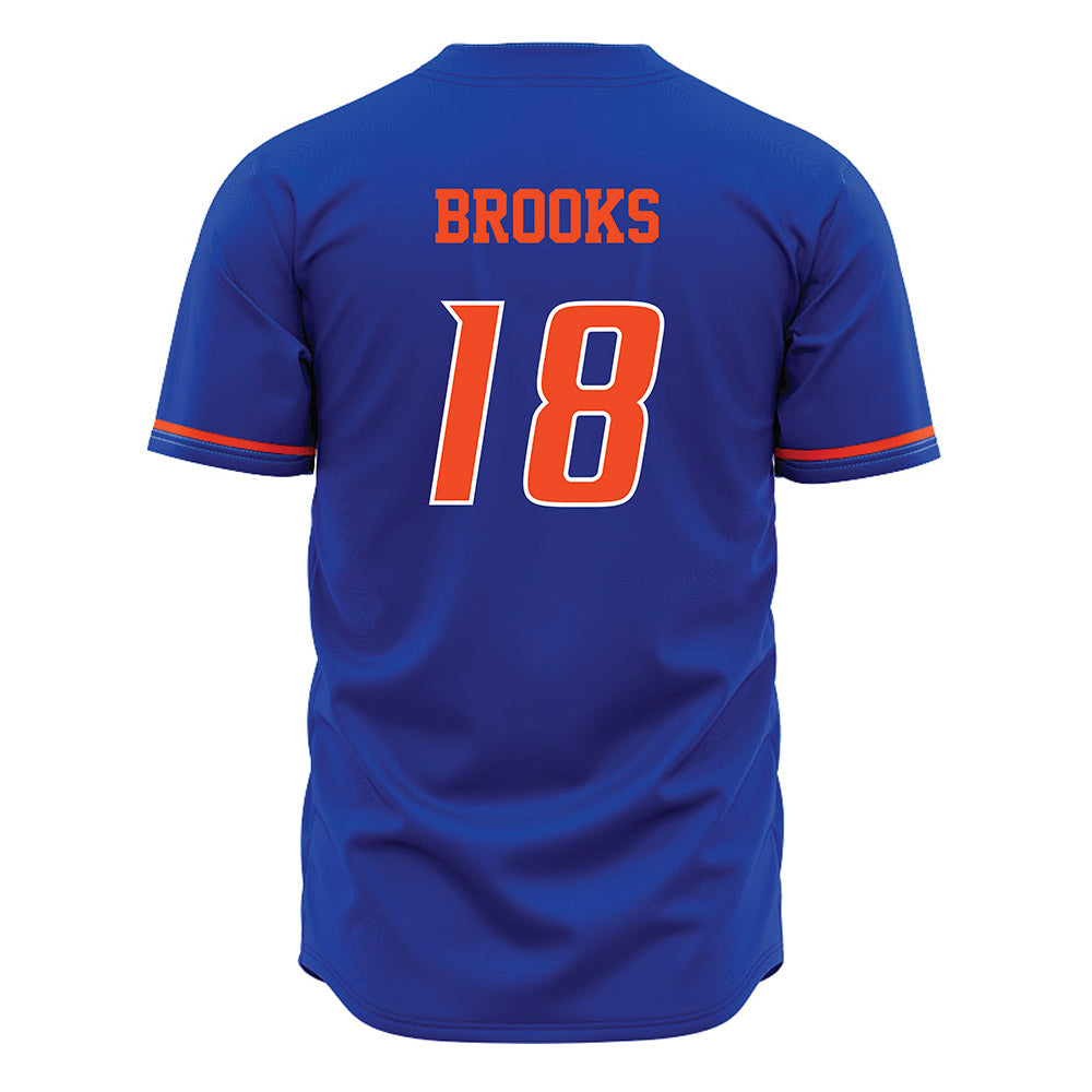 Boise State - NCAA Football : Sam Brooks - Blue Jersey-1