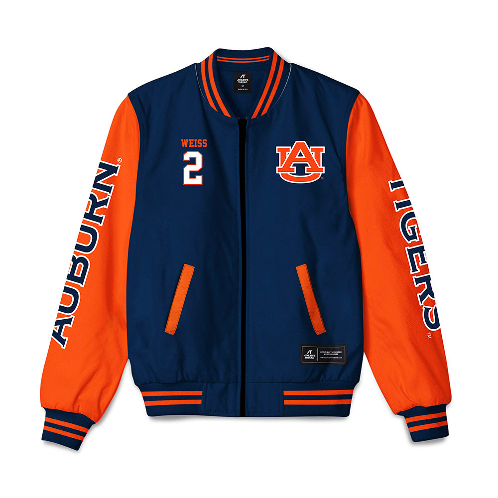 Auburn - NCAA Baseball : Cooper Weiss - Bomber Jacket