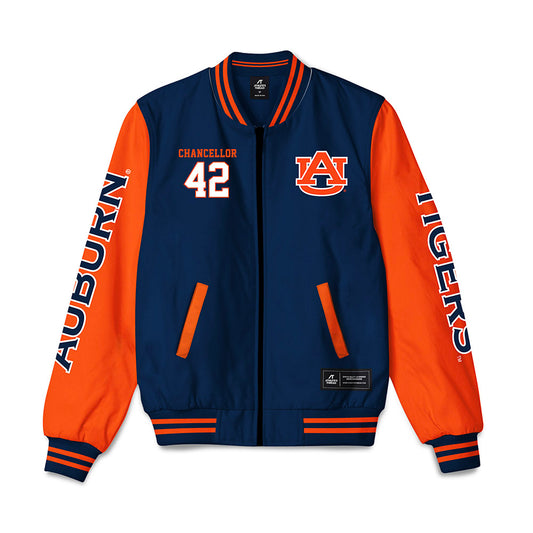 Auburn - NCAA Baseball : Abe Chancellor - Bomber Jacket-0