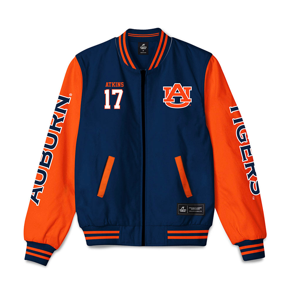 Auburn - NCAA Football : Xavier Atkins - Bomber Jacket-0