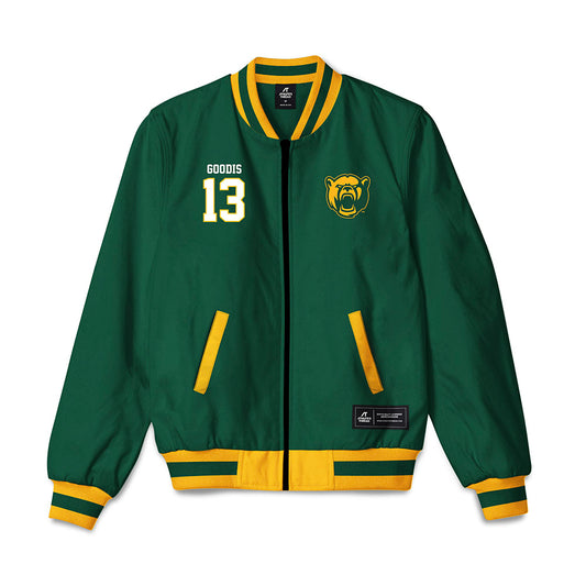 Baylor - NCAA Men's Basketball : James Goodis - Bomber Jacket-0