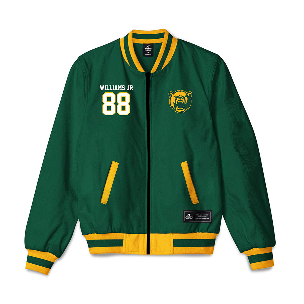 Baylor - NCAA Football : Taz Williams Jr - Bomber Jacket-0