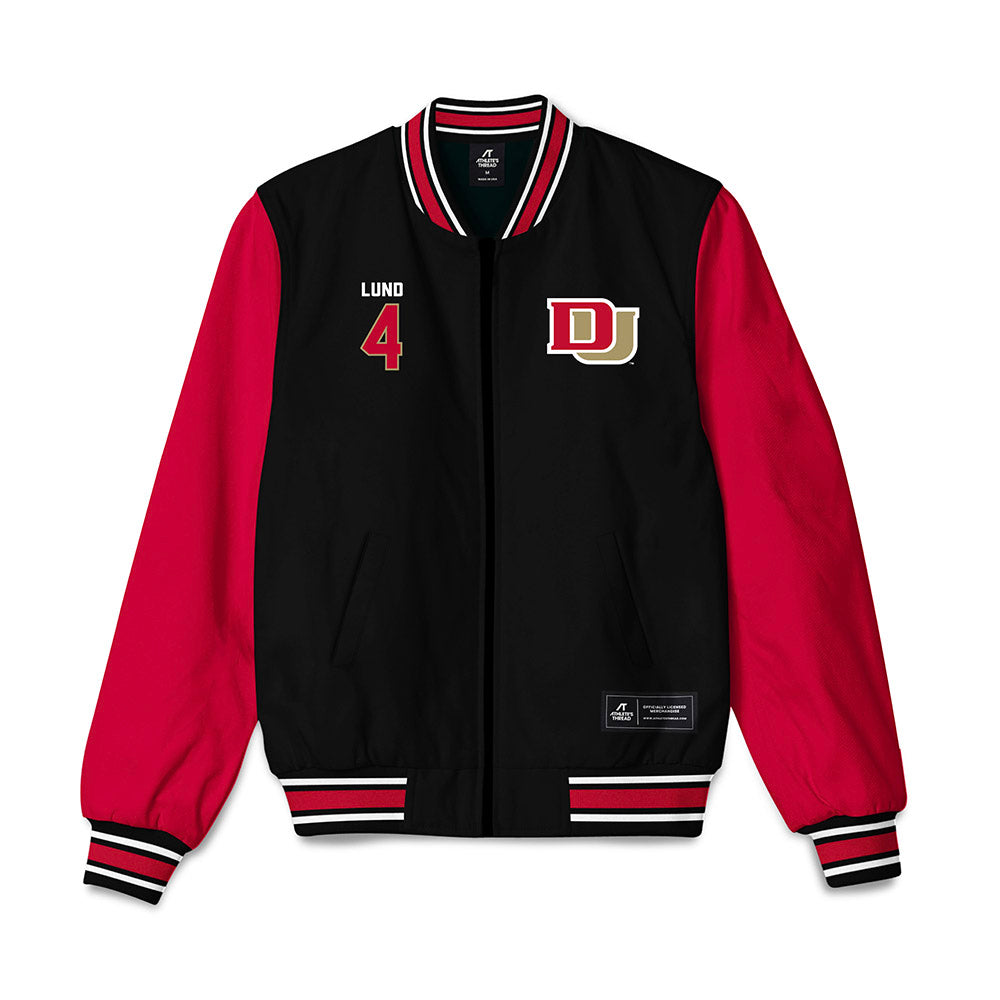 DU - NCAA Men's Soccer : Grant Lund - Bomber Jacket-0
