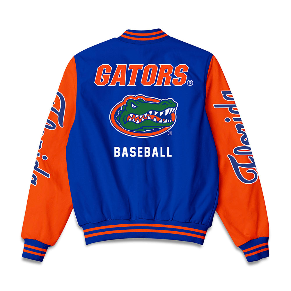 Florida - NCAA Baseball : Justin Nadeau - Bomber Jacket