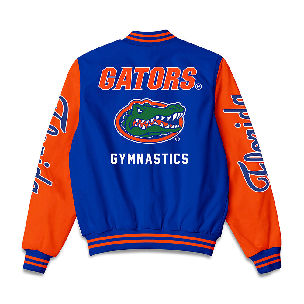 Florida - NCAA Women's Gymnastics : Taylor Clark - Bomber Jacket-1