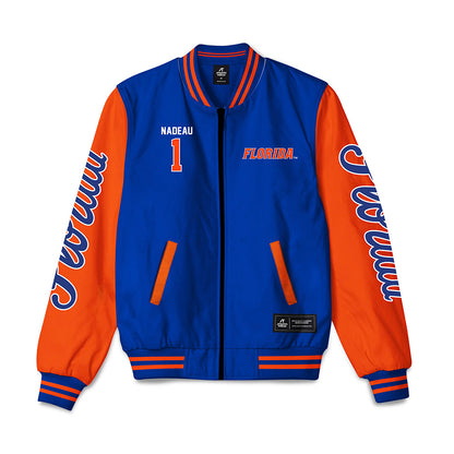 Florida - NCAA Baseball : Justin Nadeau - Bomber Jacket