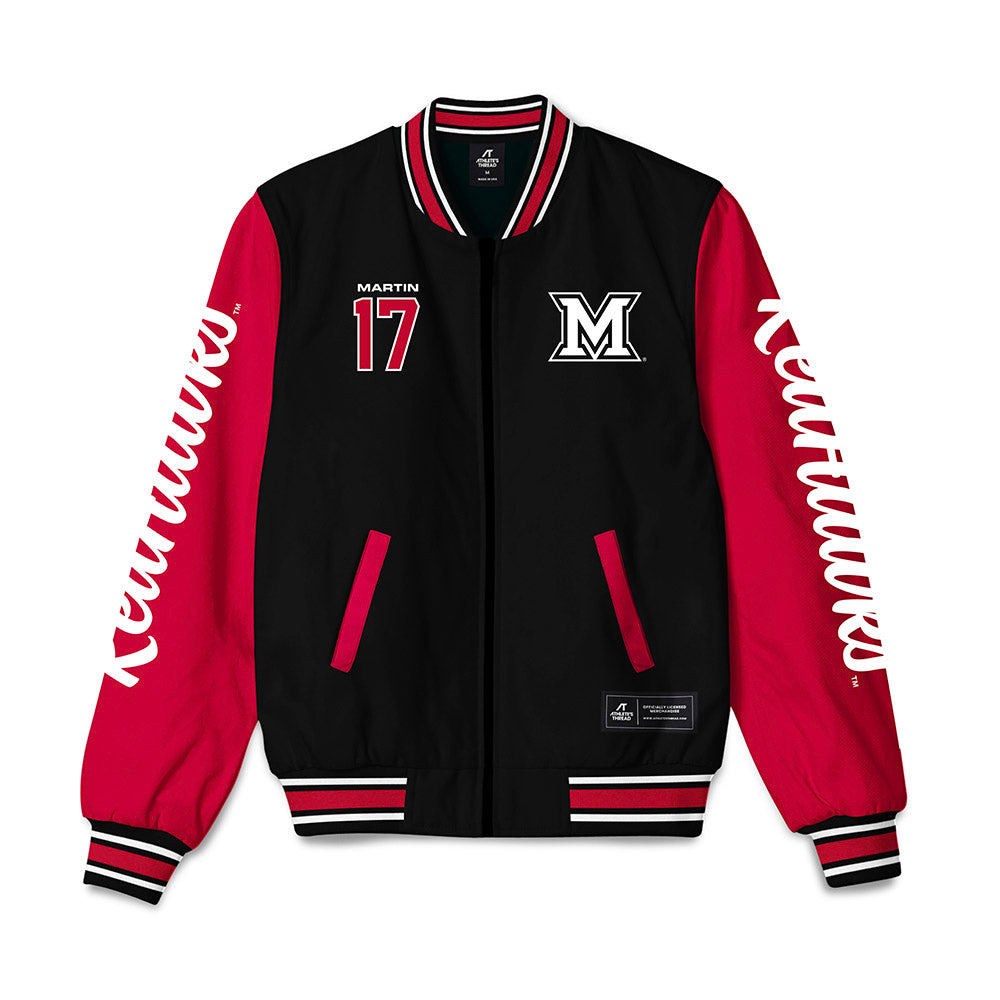 Miami of Ohio - NCAA Football : Kaleb Martin - Bomber Jacket-0