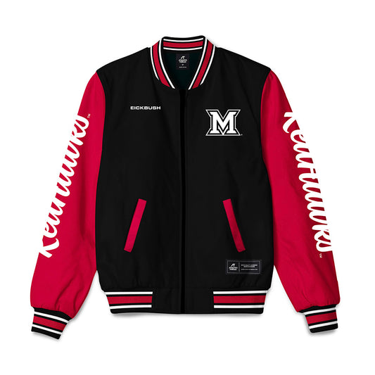 Miami of Ohio - NCAA Women's Synchronized Skating : Mia Eickbush - Bomber Jacket-0