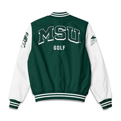 Michigan State - NCAA Men's Golf : August Meekhof - Bomber Jacket