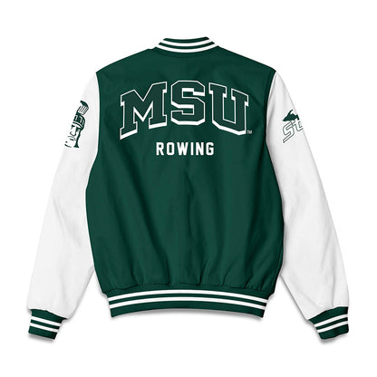 Michigan State - NCAA Women's Rowing : Ava Buchholz - Bomber Jacket-1