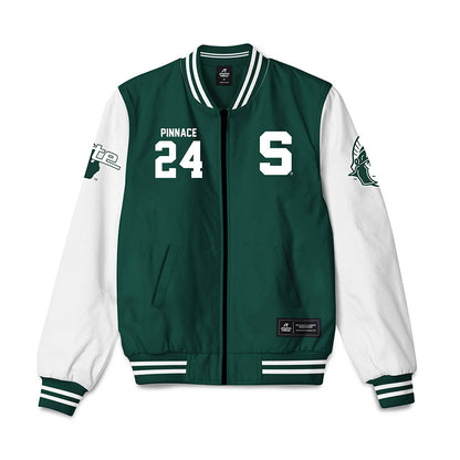 Michigan State - NCAA Football : Wilfred Pinnace - Bomber Jacket-0